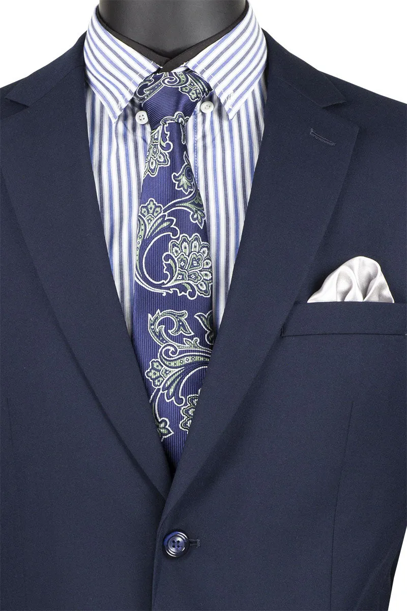 (42S Blazer)  Navy Regular Fit Blazer