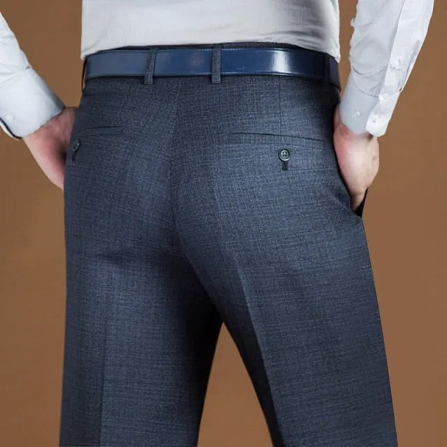 Angelo Ricci™ Classic Regular Fit Office Formal Long Trousers