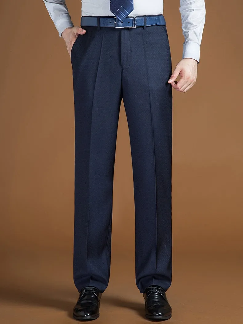 Angelo Ricci™ Classic Regular Fit Office Formal Long Trousers