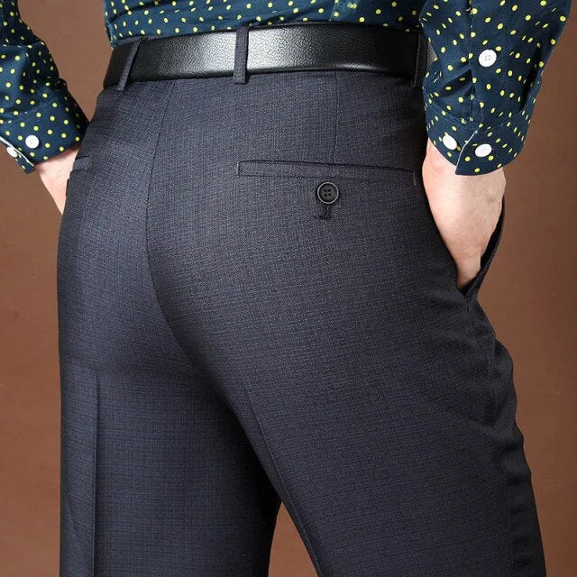 Angelo Ricci™ Classic Regular Fit Office Formal Long Trousers