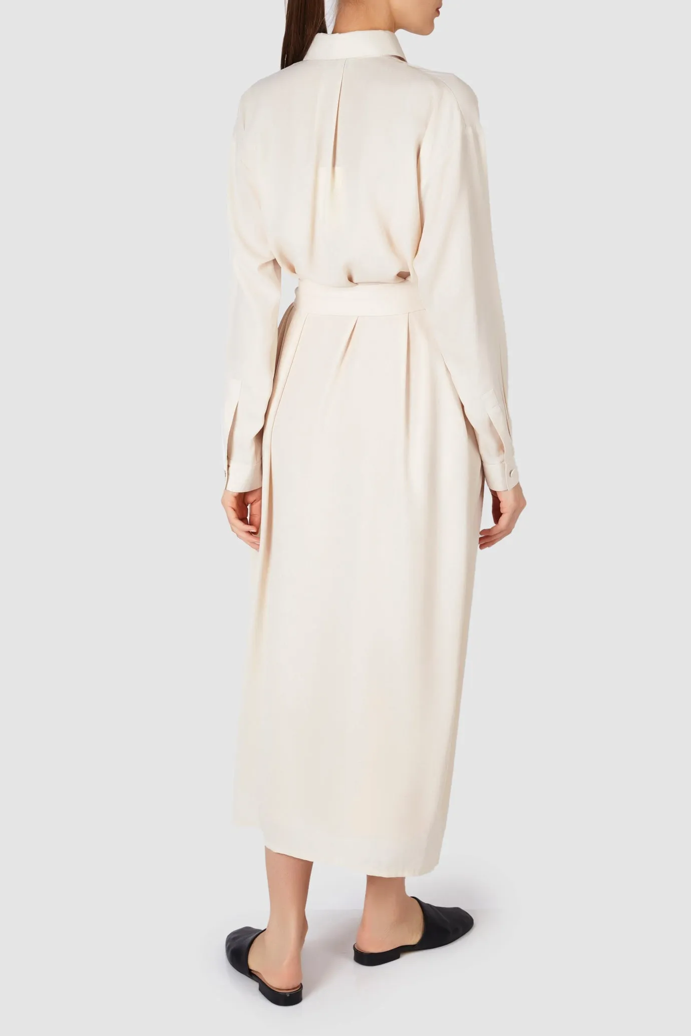 Belted Shirt Dress Kaftan