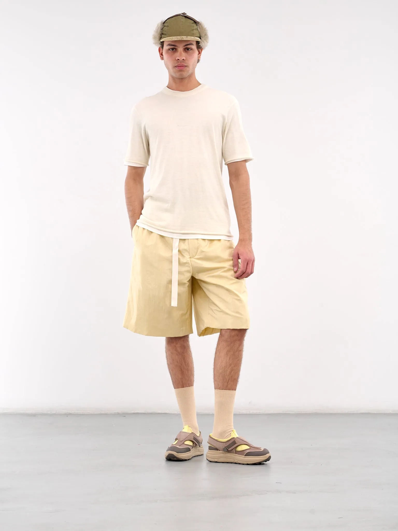 Belted Shorts (J47KA0271-J70003-265-OFF-WHITE)