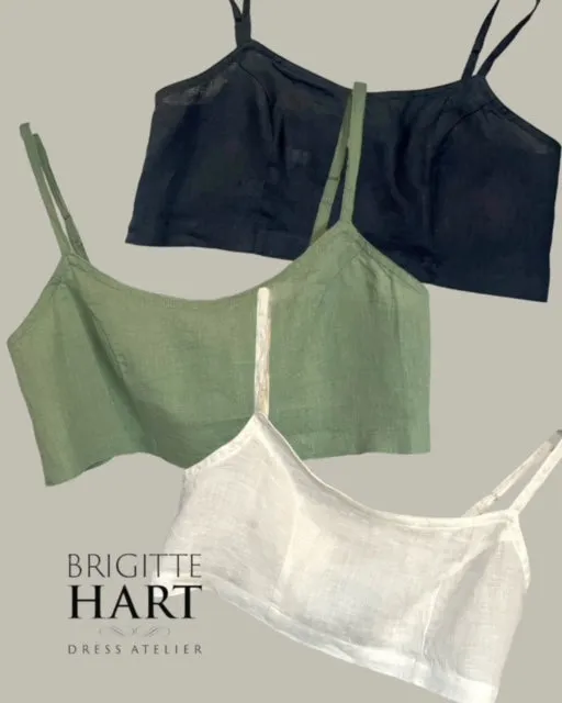 BRALETTE - WHITE LUXE LINEN - Best Seller