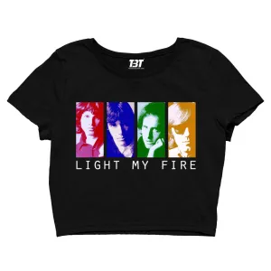 Crop Top - Light My Fire Pop Art