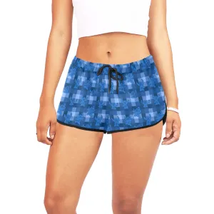 Disney Lilo And Stitch 626 Plaid Women's Relaxed Shorts