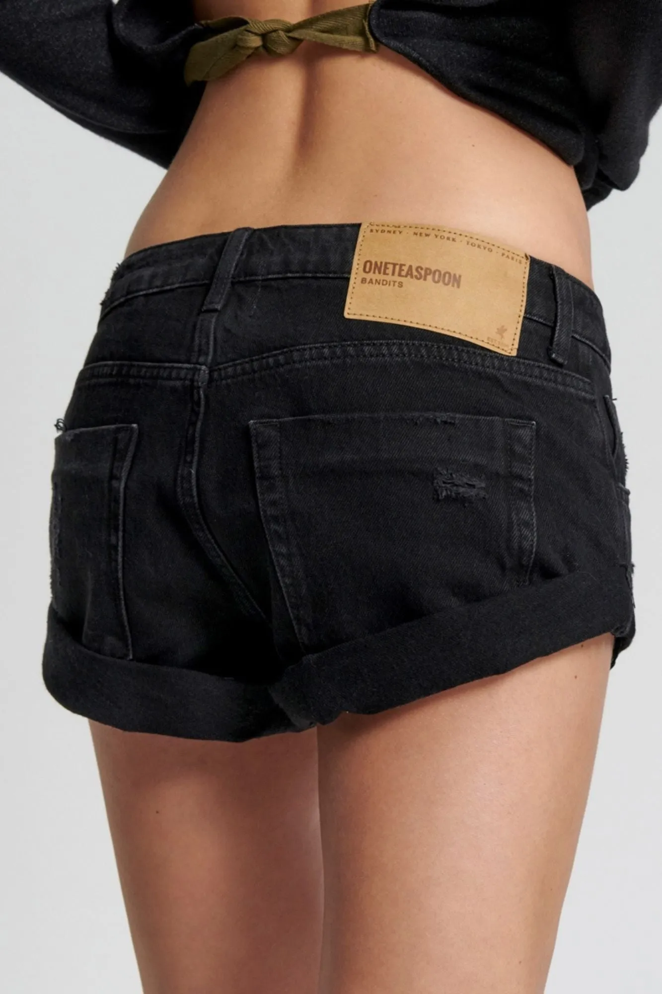 Double Black Bandits Denim Shorts