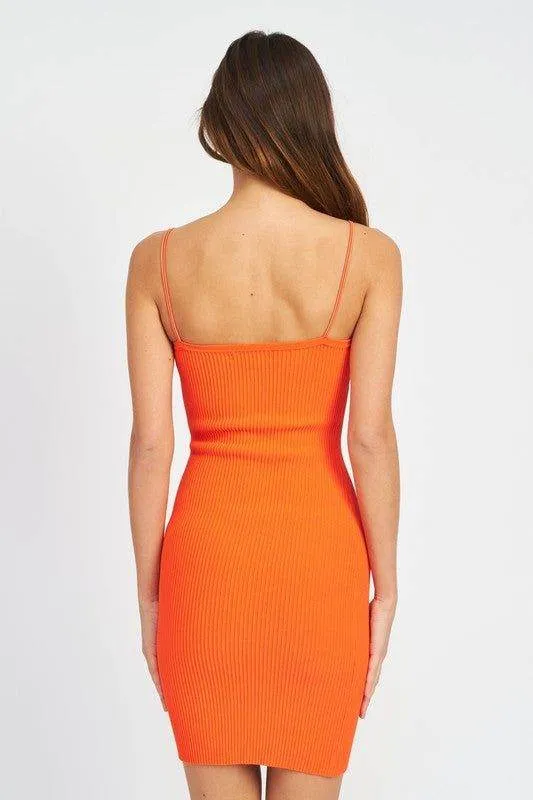 Emory Park | Mini Dress With Rat Tail Elastic Strap