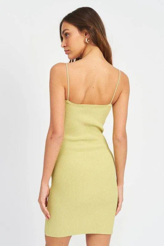 Emory Park | Mini Dress With Rat Tail Elastic Strap