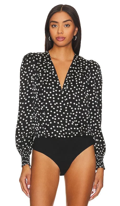 HEARTLOOM Inez Bodysuit in Black
