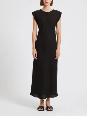 Hidalgo Cap Sleeve Linen Dress