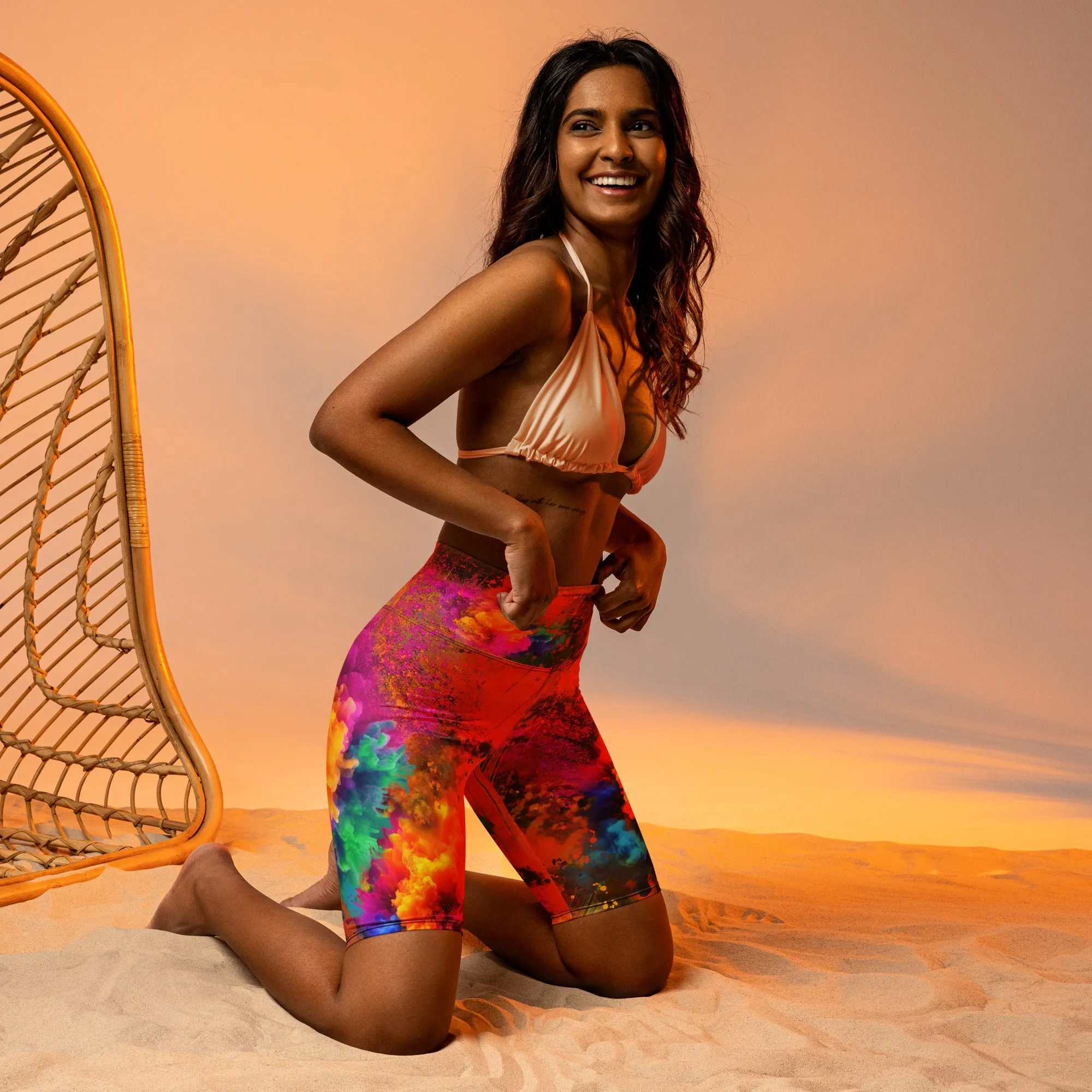 Holi Biker Shorts