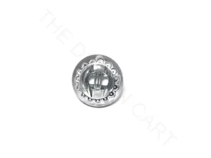 Light Gray Flower Acrylic Button