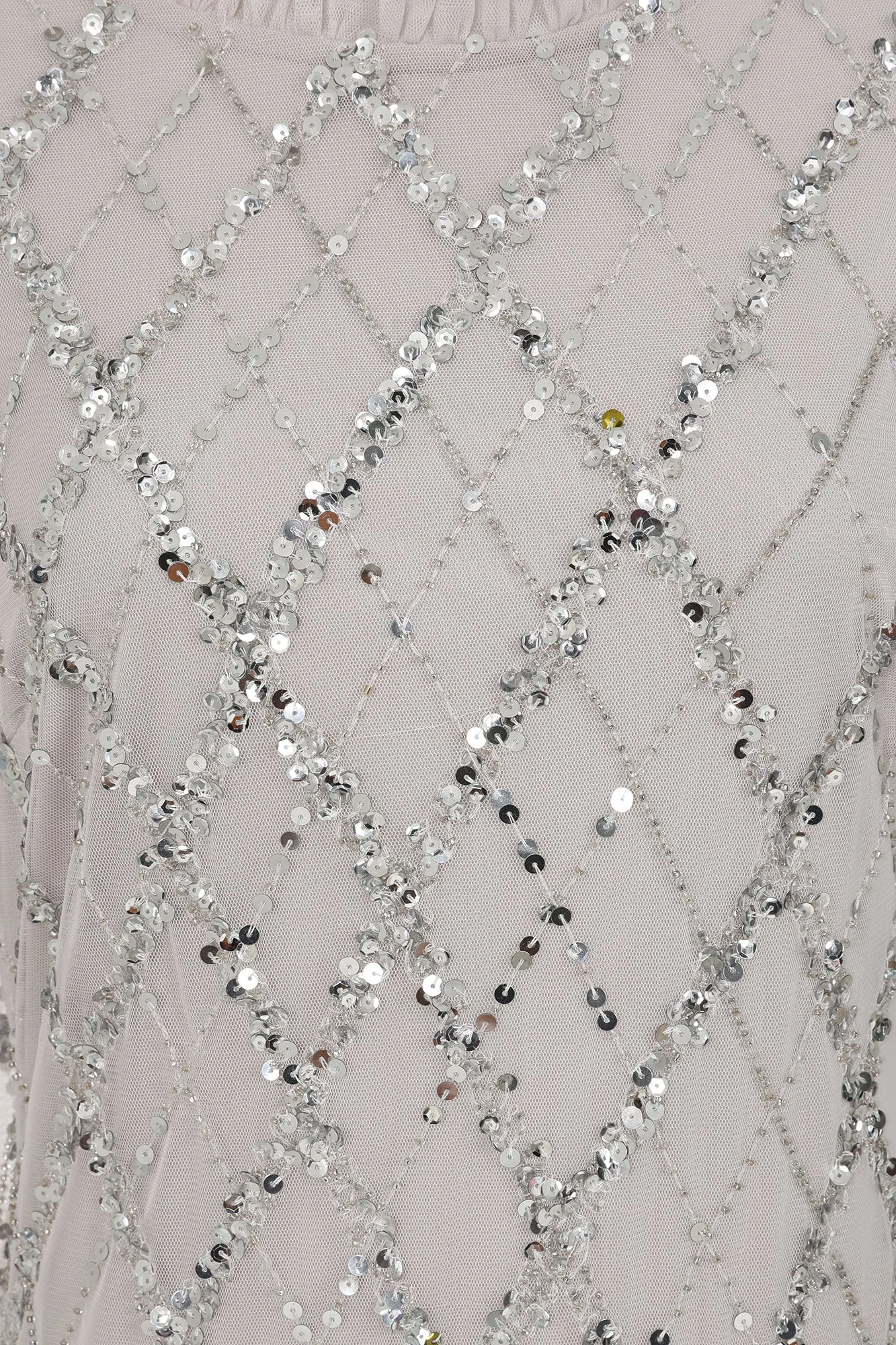 Lise Grey Sequin Maxi Dress