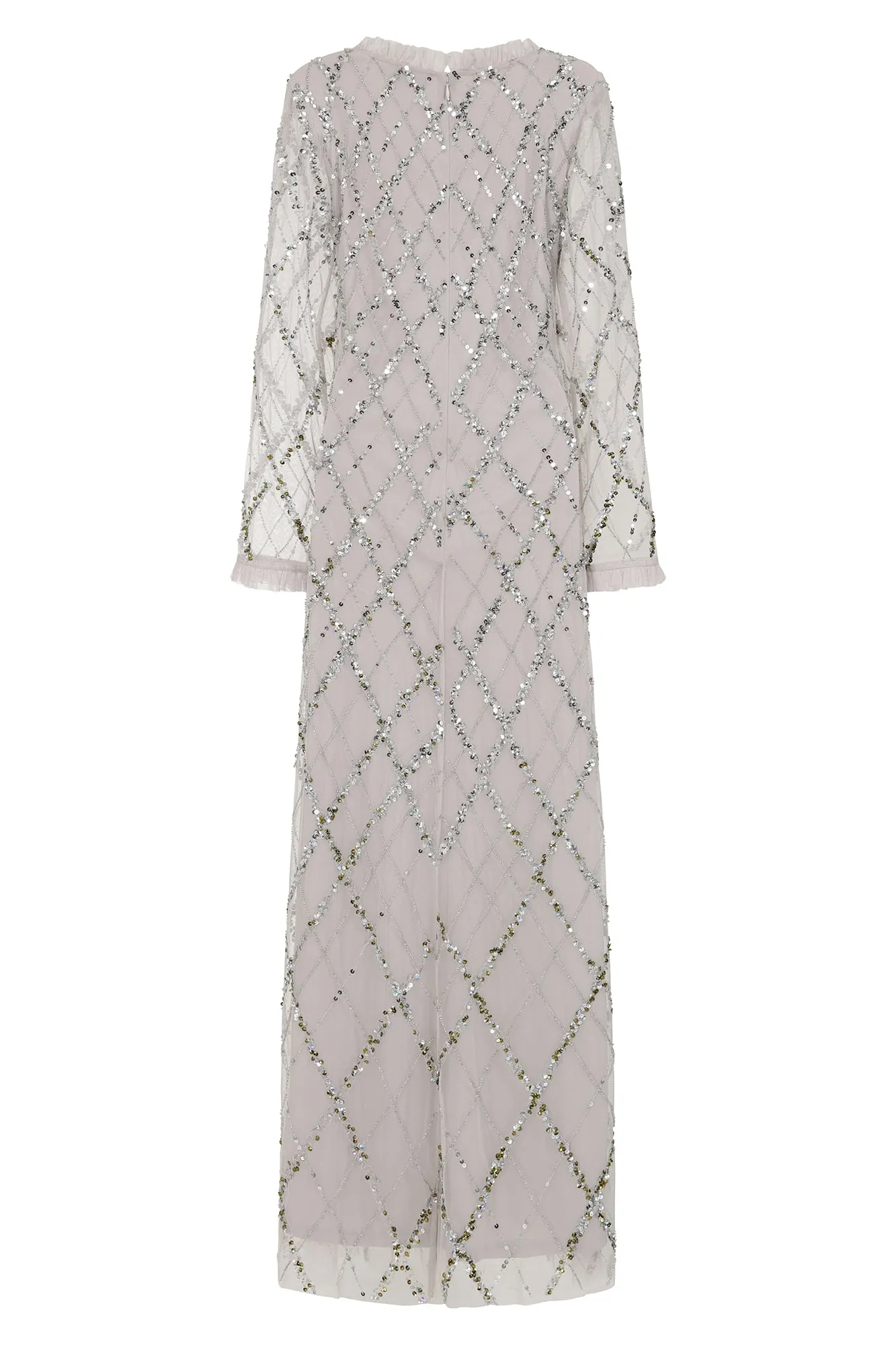 Lise Grey Sequin Maxi Dress