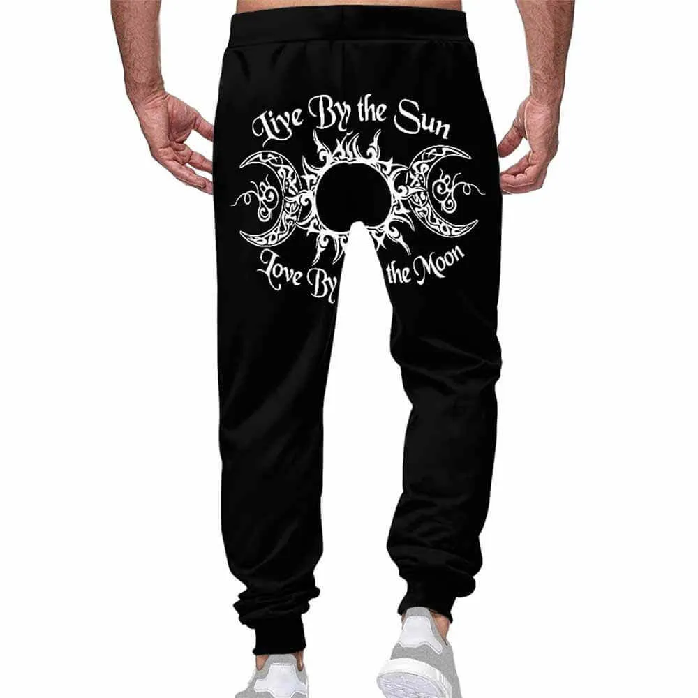 Live By The Sun Triple Goddess Casual Elastic Drawstring Pants