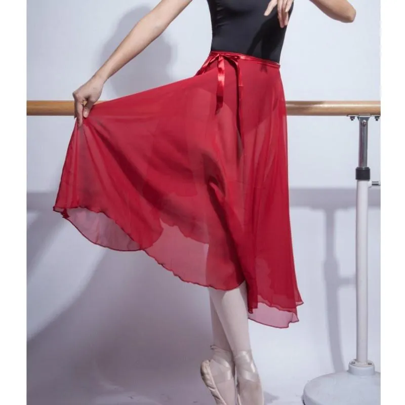 Midi Calf-Length Ballet Skirt