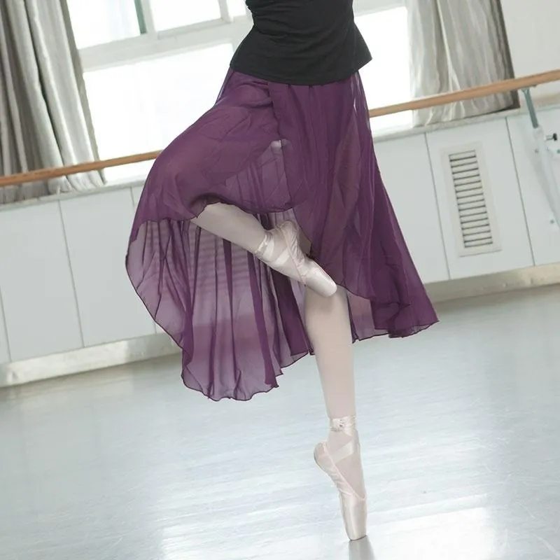 Midi Calf-Length Ballet Skirt