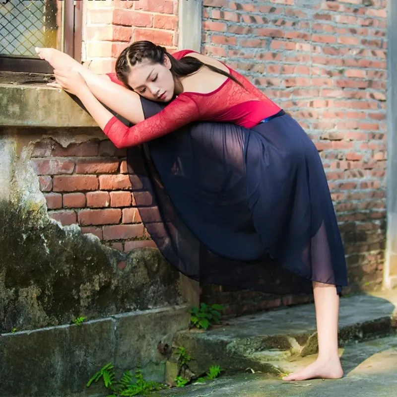 Midi Calf-Length Ballet Skirt