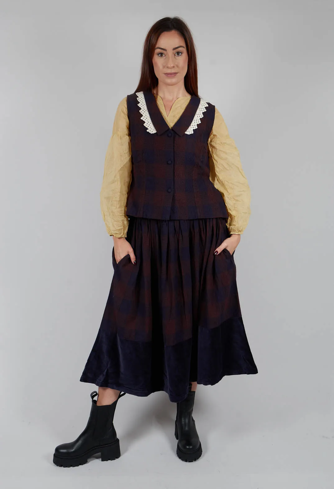 Nanna Skirt in Check