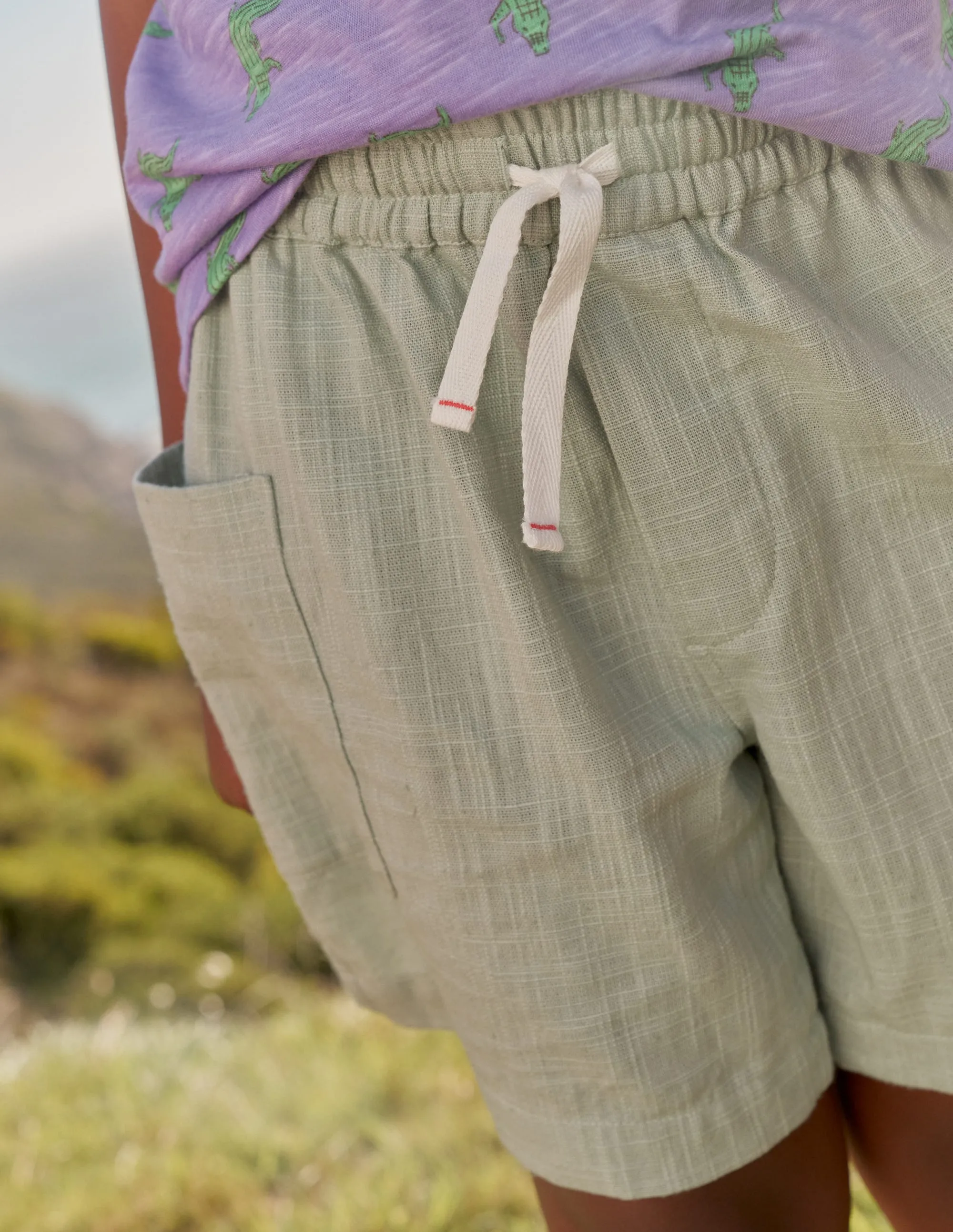 Pocket Shorts-Eau De Nil