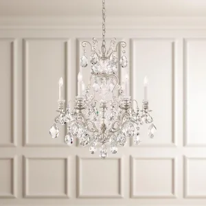 Renaissance 6 Light Heirloom Gold Chandelier with Heritage Crystal