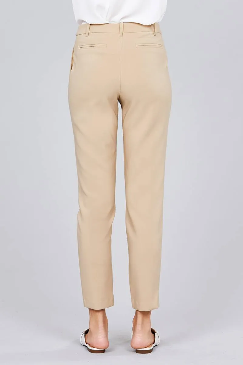Seam Side Pocket Classic Long Pants