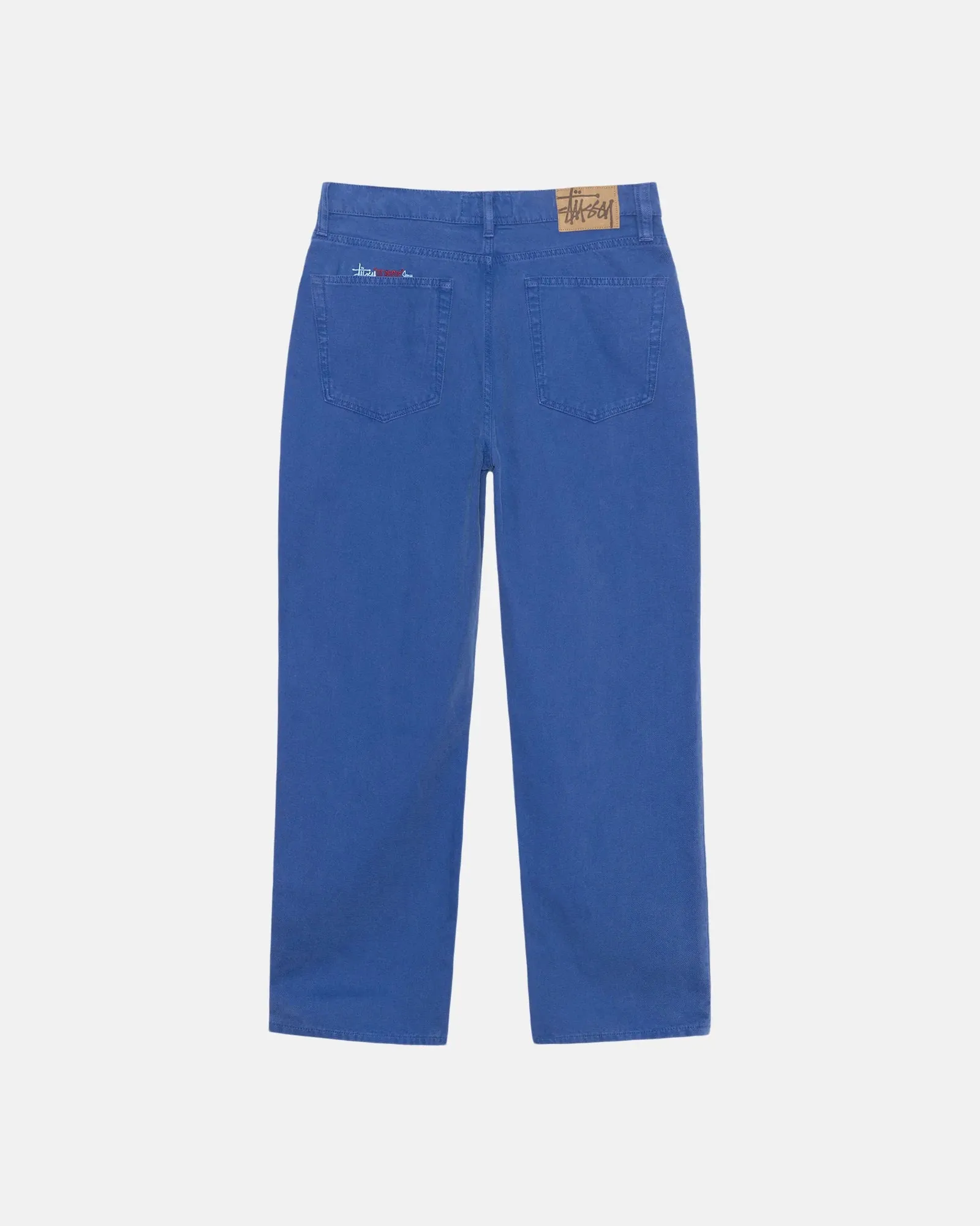 Stüssy Classic Jean Washed Canvas: Cobalt (Baja Blue_