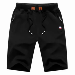Summer Sporty Casual Shorts Men Korean Trendy Mid-Length Loose Pants Thin All-Matching Jogging Bermuda Shorts