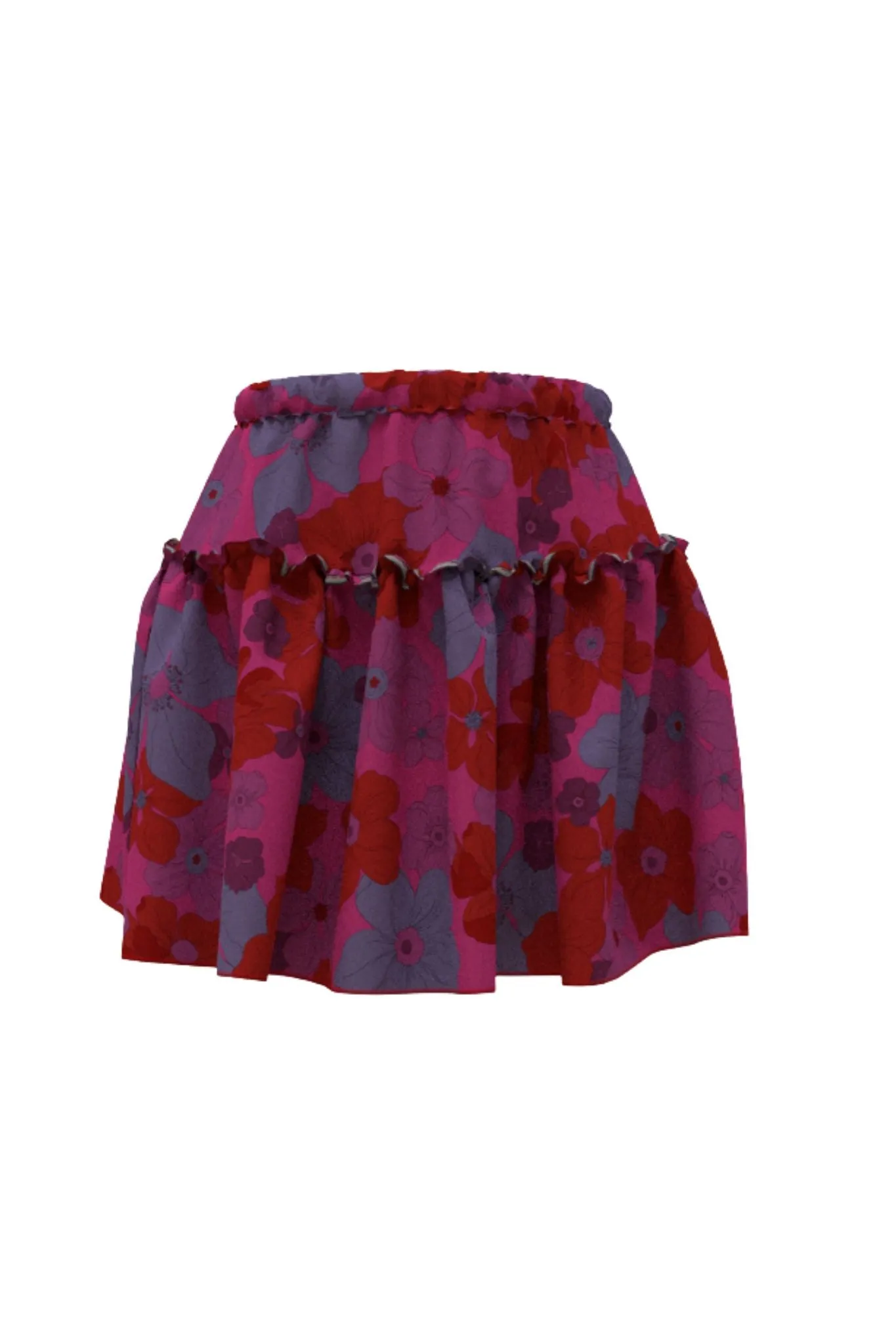 The Drew Mini - Fall Pink 70's Floral