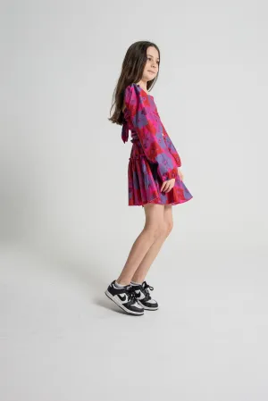 The Drew Mini - Fall Pink 70's Floral