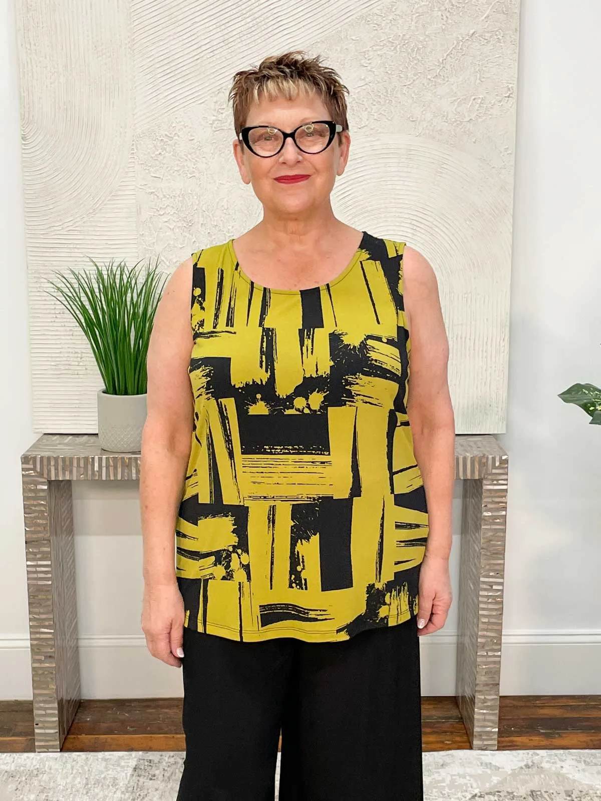 Tres Chic Indiana Tank, Limelight