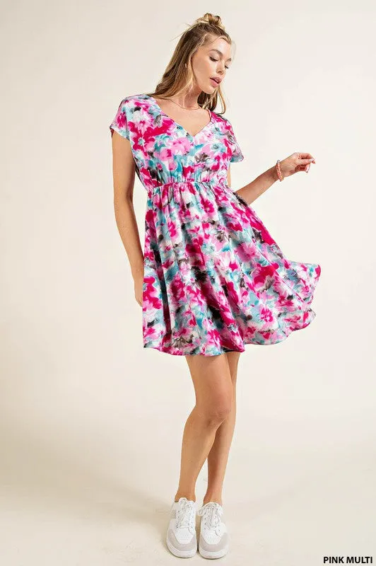 Turn Heads Challe Printed Kimono Dress - Final Sale