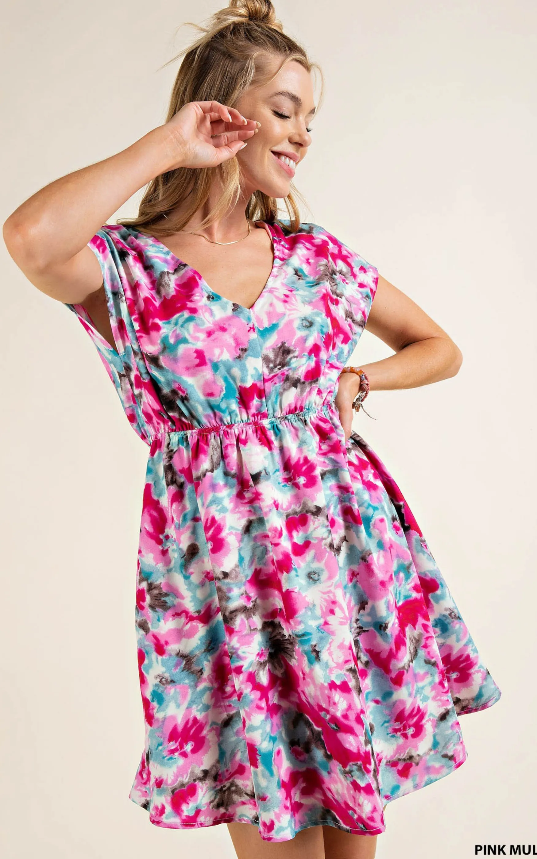 Turn Heads Challe Printed Kimono Dress - Final Sale