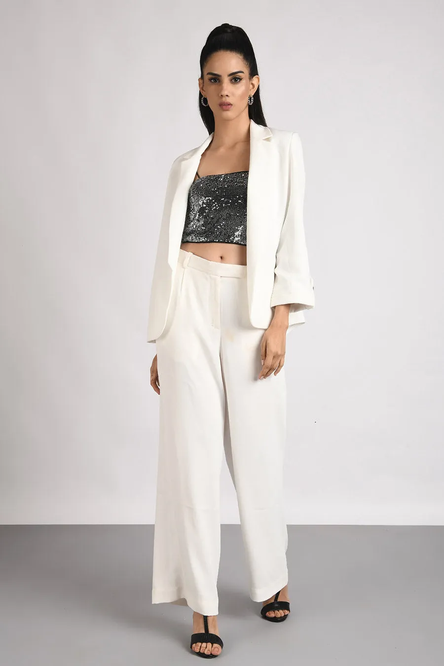 White Classic Pants