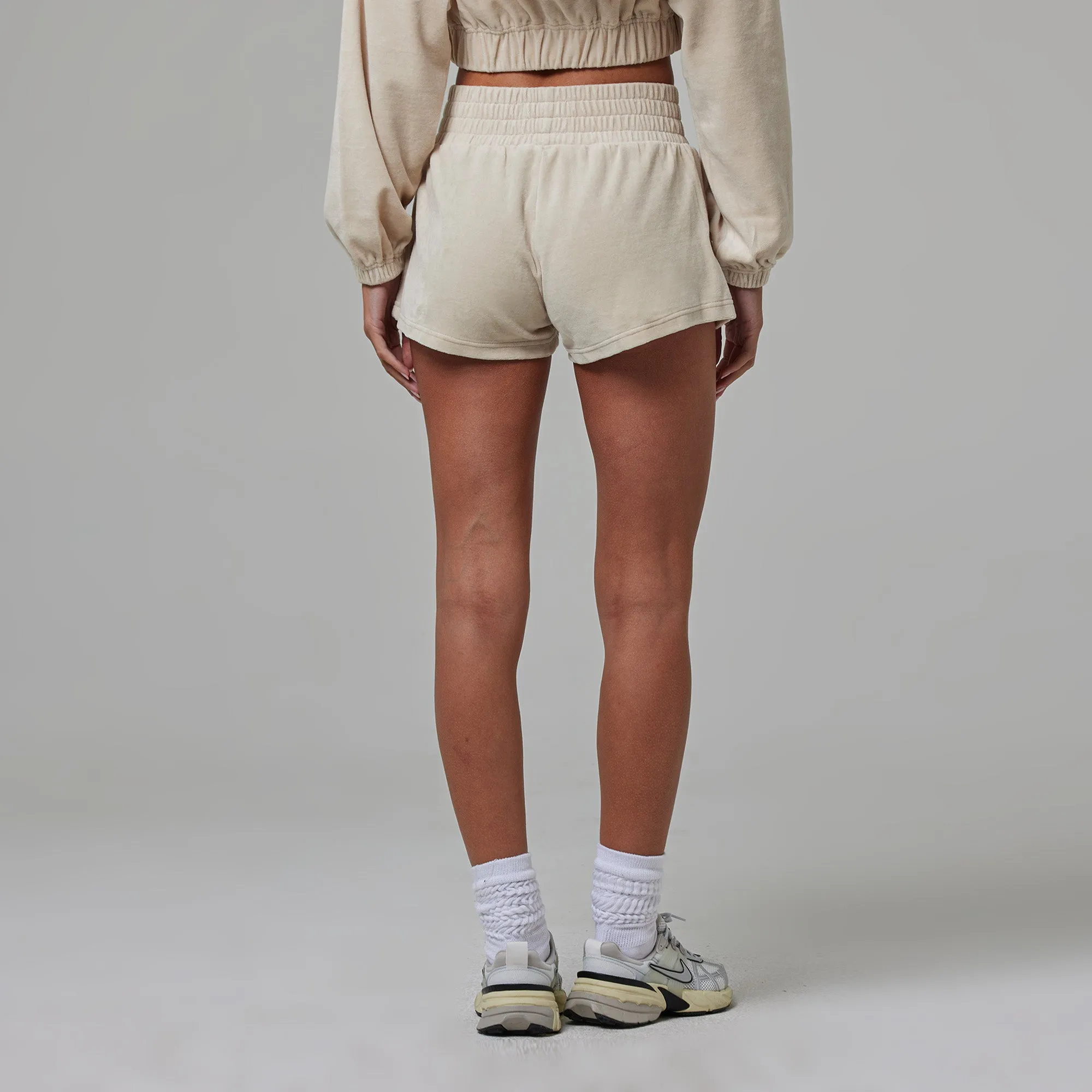 WOMENS TERRY CLOTH BOXING SHORTS